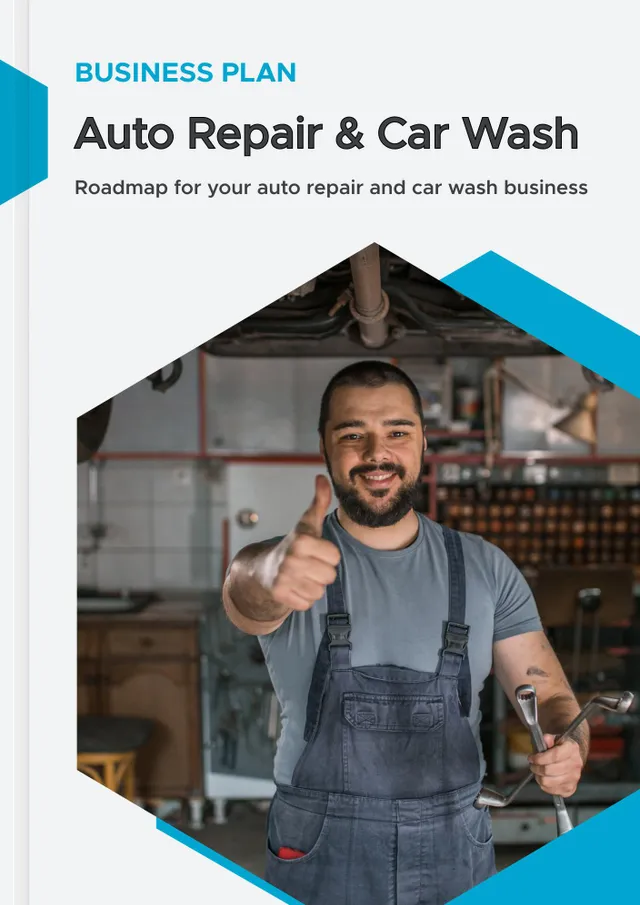 auto repair business plan template free